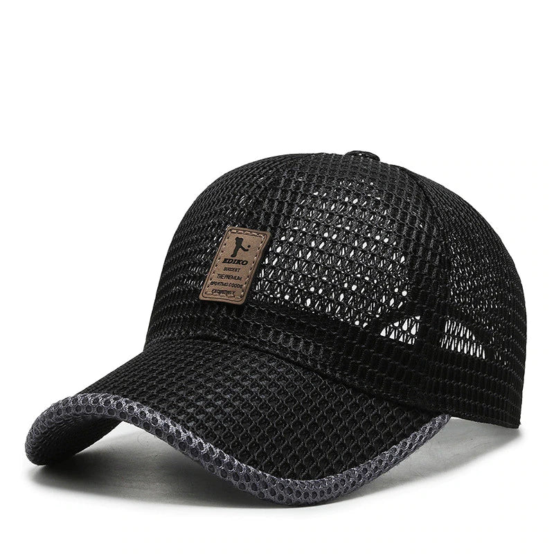 Casquette homme en maille respirante légère