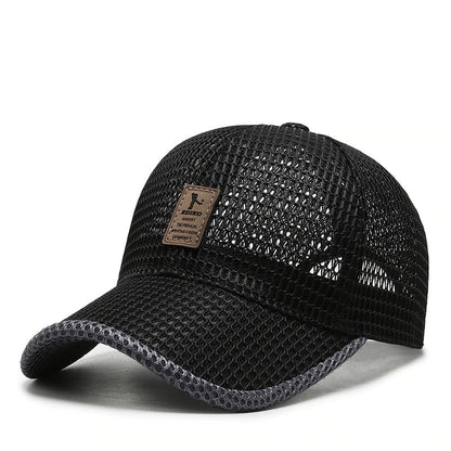 Casquette homme en maille respirante légère