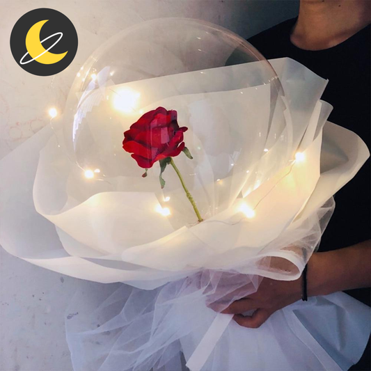 Nightly Wish Rose Balloon