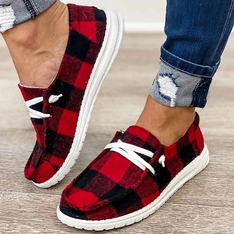 Ava - Chaussures à enfiler chic Toile respirante, design minimaliste