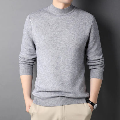 Sylvenor | Premium heren coltrui – Slim fit, lange mouwen, hooggesloten trui