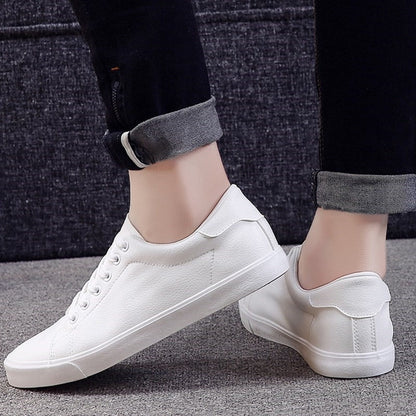 Męskie slip-on skórzane sneakersy – Jonas