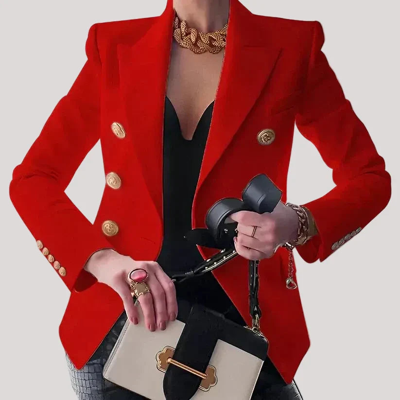 Damen Strukturierter Zweireiher Blazer | Business