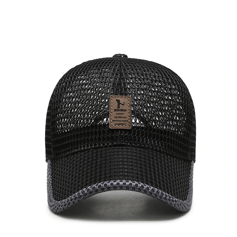 Casquette homme en maille respirante légère