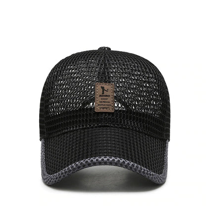 Casquette homme en maille respirante légère