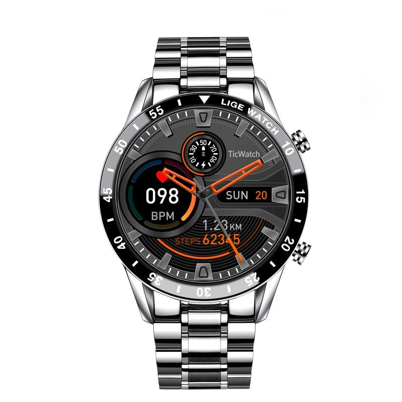 ChronoVivant - Luxuriöse Smartwatch für Herren | Multisport-Modus | Gesundheitsüberwachung