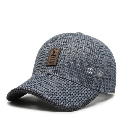 Casquette homme en maille respirante légère