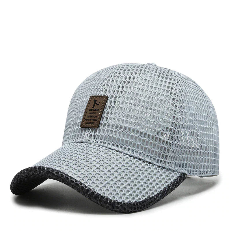 Casquette homme en maille respirante légère
