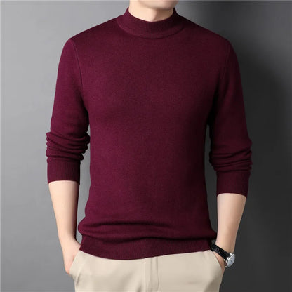 Sylvenor | Premium heren coltrui – Slim fit, lange mouwen, hooggesloten trui