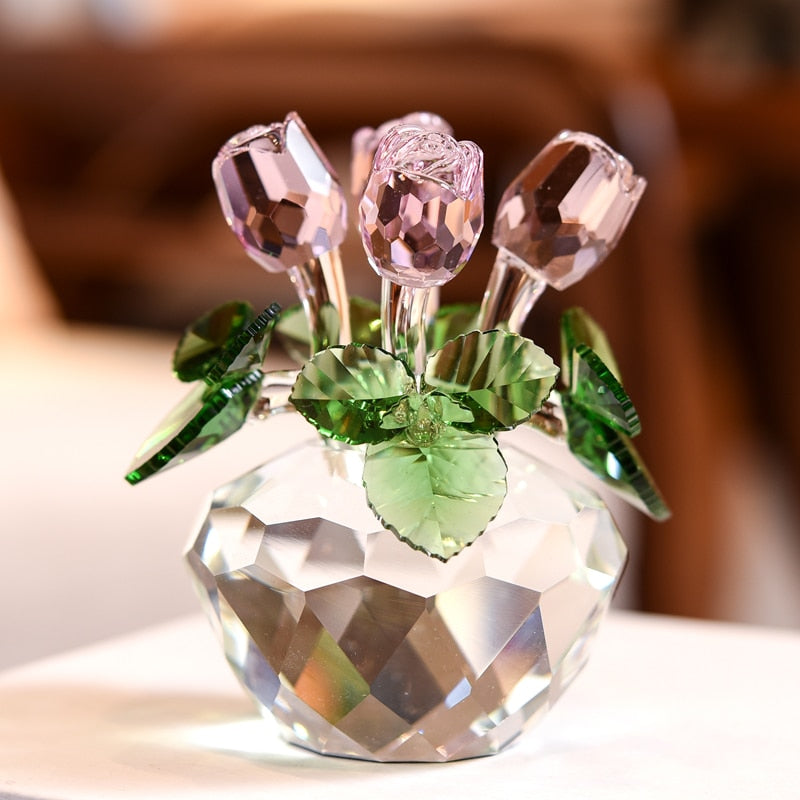 ArtZ® Crystal Rose Figurine