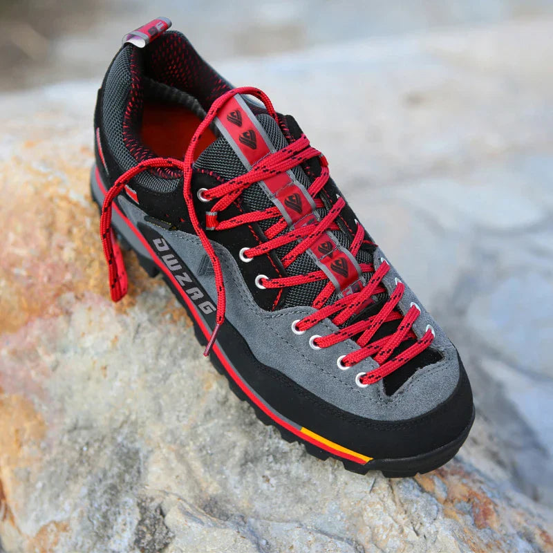 Men's Waterproof Hiking Boots - Lace-Up - Non-Slip Grip