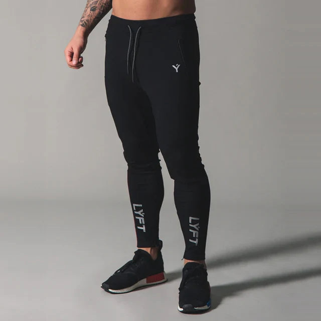 Side Stripe JP&UK New Autumn Men Gym Training Jogging Pants Men Joggers Slim Fit Sweatpants Cotton Running Sport Pants