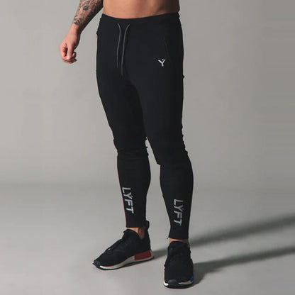 Side Stripe JP&UK New Autumn Men Gym Training Jogging Pants Men Joggers Slim Fit Sweatpants Cotton Running Sport Pants