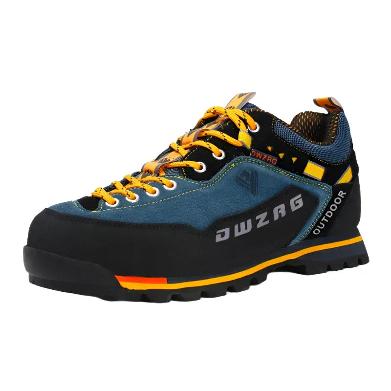 Men's Waterproof Hiking Boots - Lace-Up - Non-Slip Grip