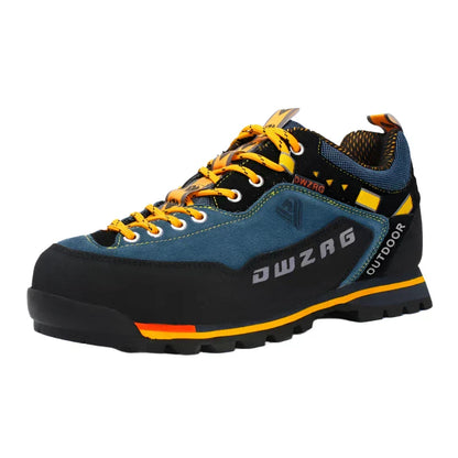 Men's Waterproof Hiking Boots - Lace-Up - Non-Slip Grip