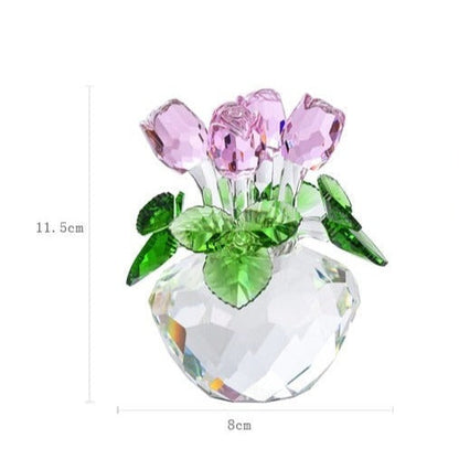 ArtZ® Crystal Rose Figurine