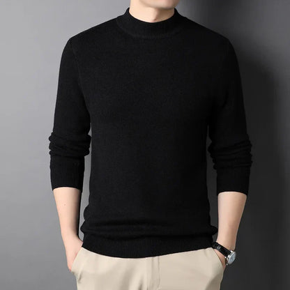 Sylvenor | Premium heren coltrui – Slim fit, lange mouwen, hooggesloten trui