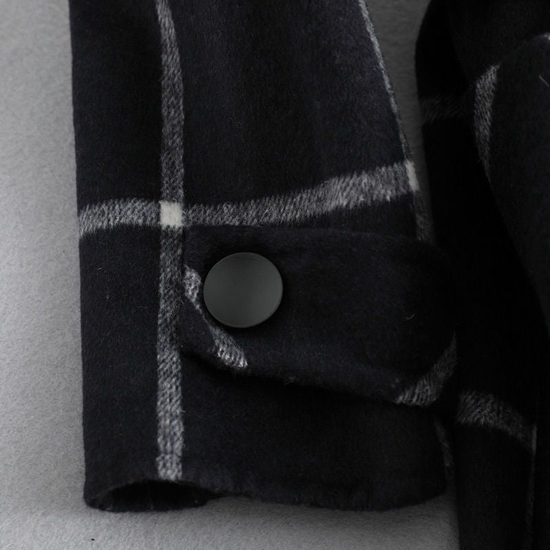 Valeria - Manteau Élégant en Laine à Carreaux
