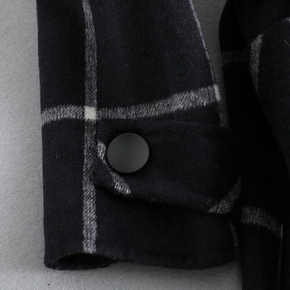 Valeria - Manteau Élégant en Laine à Carreaux