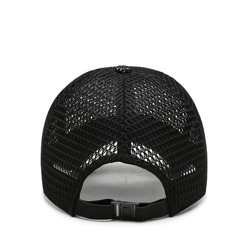 Casquette homme en maille respirante légère