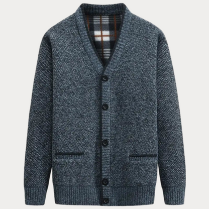 Claus | V-Ausschnitt Strickjacke für Herren