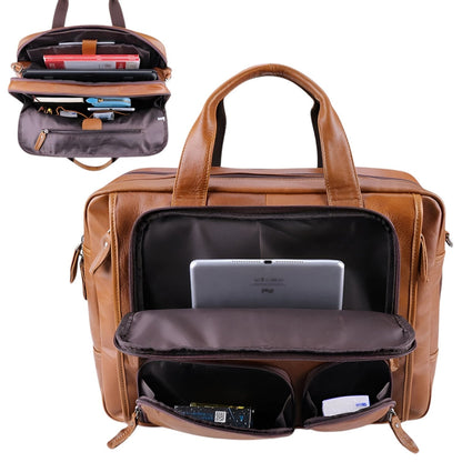 Luxe e spaziosa - borsa per laptop in pelle per lavoro e viaggi Oro Uomo - - Bags borsa laptop lavoro luxe luxe spaziosa mens bag pelle Shoulder Bags spaziosa - Concept Palermo
