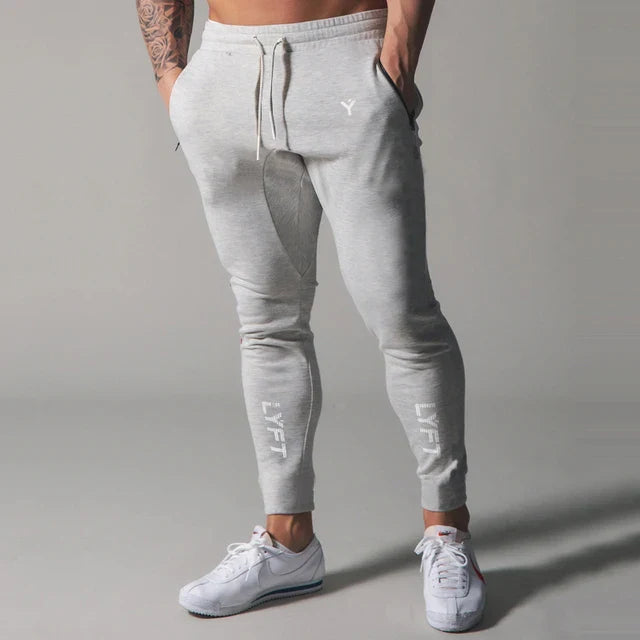Side Stripe JP&UK New Autumn Men Gym Training Jogging Pants Men Joggers Slim Fit Sweatpants Cotton Running Sport Pants