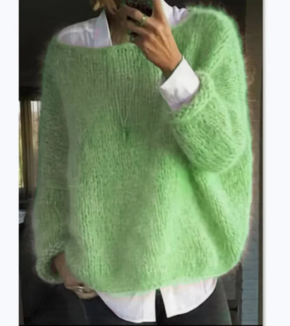 Damen Oversize Strickpullover – Kuschelig, Modern & Zeitlos