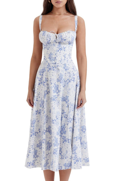 Büstier Sommerkleid mit Taillenkorrektor - Isabella
