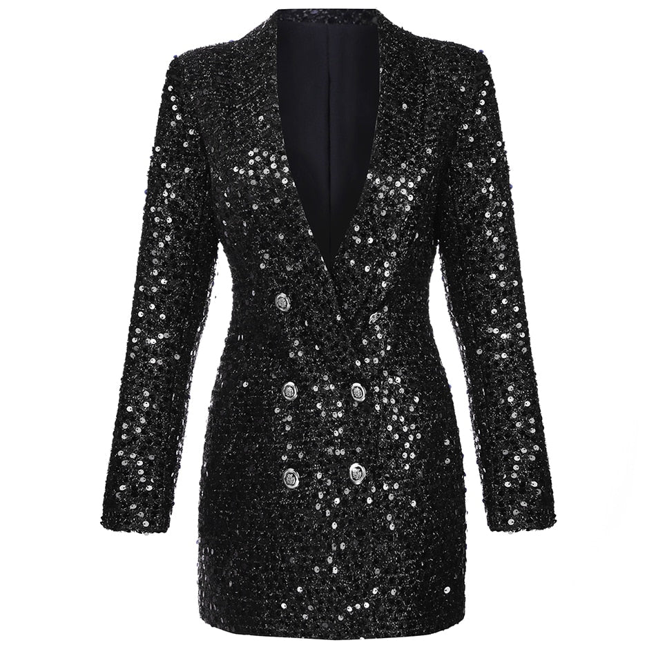 Bellah - Shimmer Blazer Dress