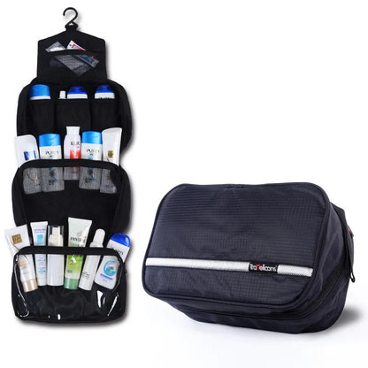 Travelior MaxPack Grote Waterdichte Toilettas voor Mannen & Vrouwen | Reis-Kosmetiktas | Robuust Ontwerp & Veel Opbergruimte