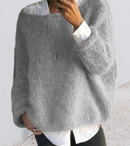 Damen Oversize Strickpullover – Kuschelig, Modern & Zeitlos