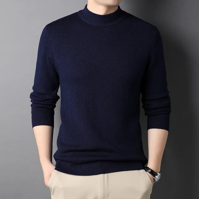 Sylvenor | Premium heren coltrui – Slim fit, lange mouwen, hooggesloten trui