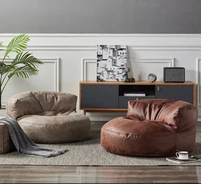Zitzak Hoes Suède Stof 100cm Loungestoel Woonkamer Slaapkamer Wasbaar Modern | Restfield