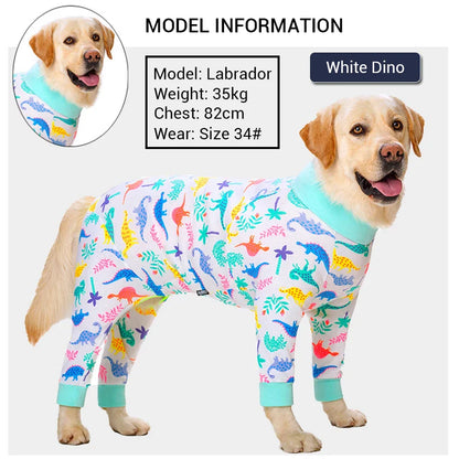 Ultra-Soft Jumpsuit - Full Belly Coverage for Medium to Large Dogs