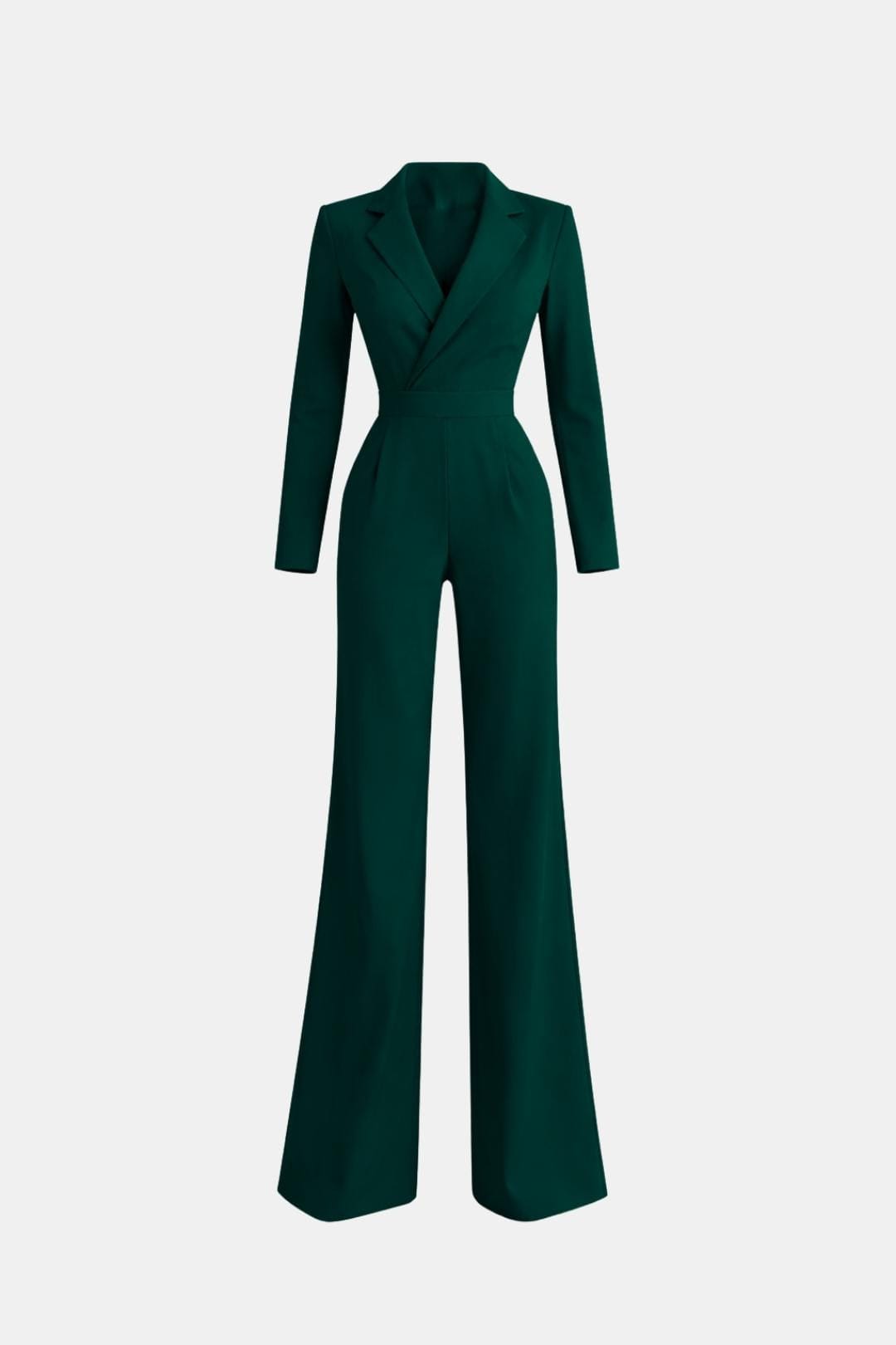 Haley – Elegant Fitted V-Neck Jumpsuit