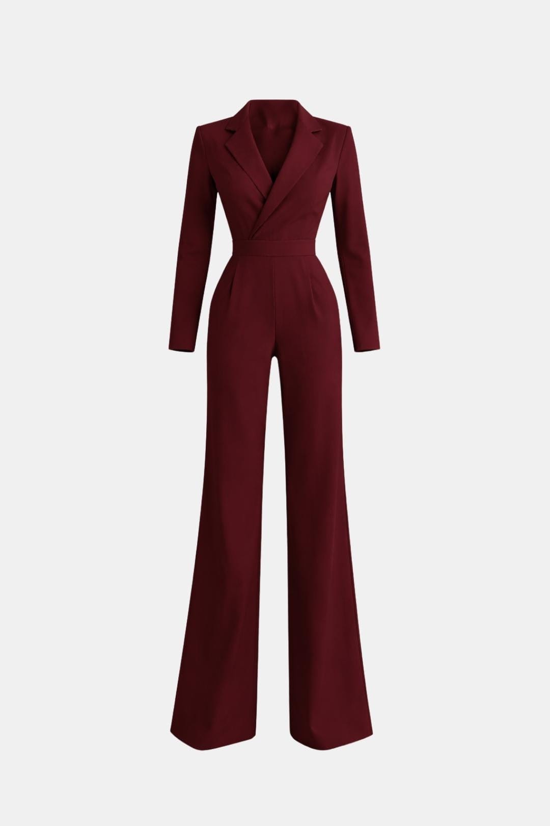 Haley – Elegant Fitted V-Neck Jumpsuit