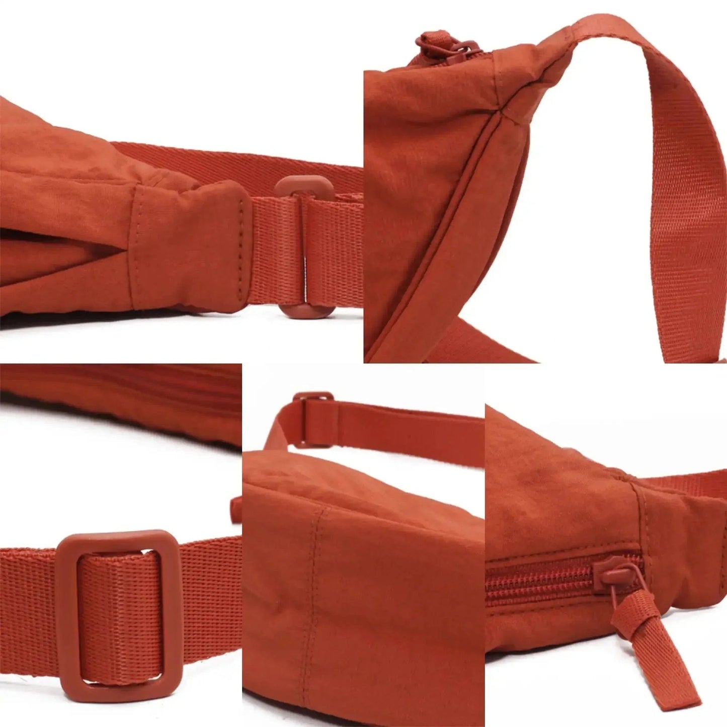 Nival - Half Moon Adjustable Strap Crossbody Bag