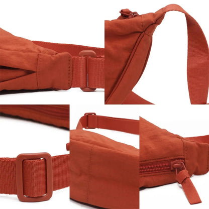Nival - Half Moon Adjustable Strap Crossbody Bag