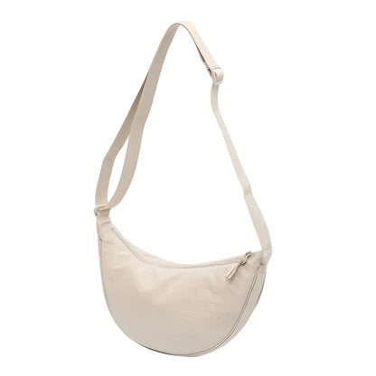 Nival - Half Moon Adjustable Strap Crossbody Bag