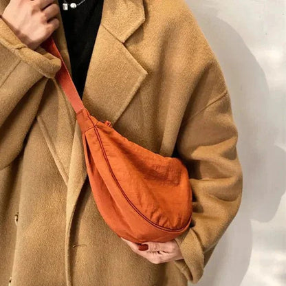 Nival - Half Moon Adjustable Strap Crossbody Bag
