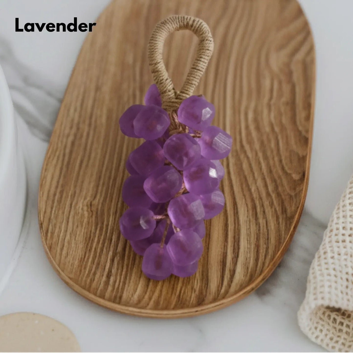 Artisan Grape-Shaped Soap with Natural Oils – Elegant Hand Wash