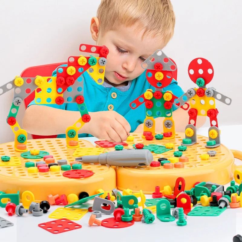 NuzzleBee HandyBox™ Montessori Bouwkoffer – Creatief & Educatief Bouwplezier