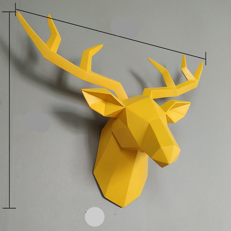 Figura jelenia 3D w nowoczesnym designie i unikalnej formie