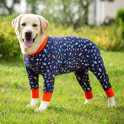 Ultra-Soft Jumpsuit - Full Belly Coverage for Medium to Large Dogs