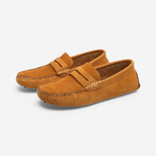 Julien – Chaussures à enfiler à bout rond Confortables au quotidien and antidérapantes