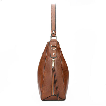 Romy™ Leather Shoulder Bag - Minimalist Everyday Luxe Style