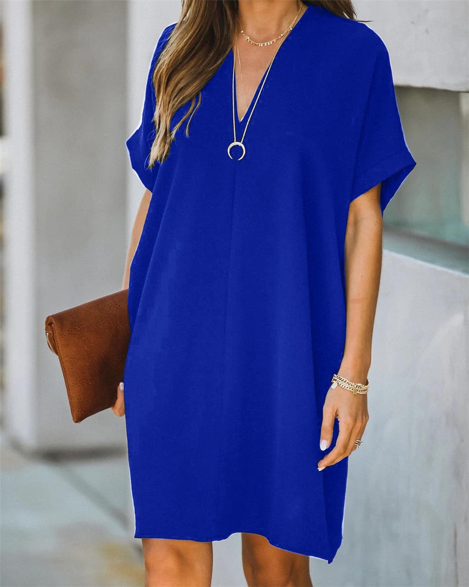 LowriDress I Jurk Met V-hals Voor Dames