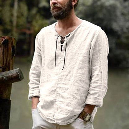 Cael Ren. – Lightweight Men’s Linen Blouse & T-Shirt for Summer Style