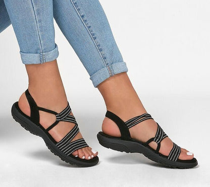 Women’s Lightweight Comfort Sandals Elastic Strap Supportive Non Slip Summer Walking Sandals